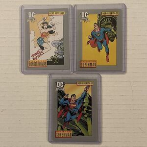 1991 DC Comics HERO HERITAGE Superman Wonder Woman #16, #18, #20 (SERIES #1)